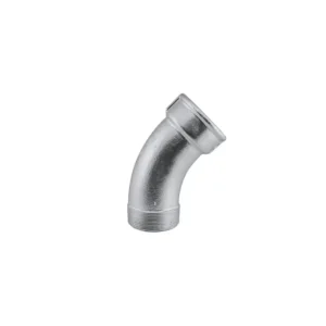 Conexão curva 45° MF galvanizada