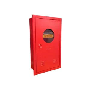 Caixa metálica de mangueira embutir com visor - 75 x 45 x 17cm